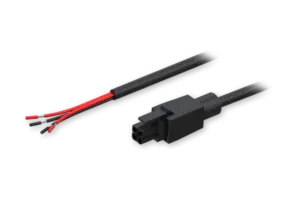 Power cable with 4-way open wire