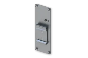 TSW2 REAR PANEL WITH DIN RAIL HOLDER