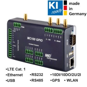 MC100 Gateway GPIO GPS/WLAN