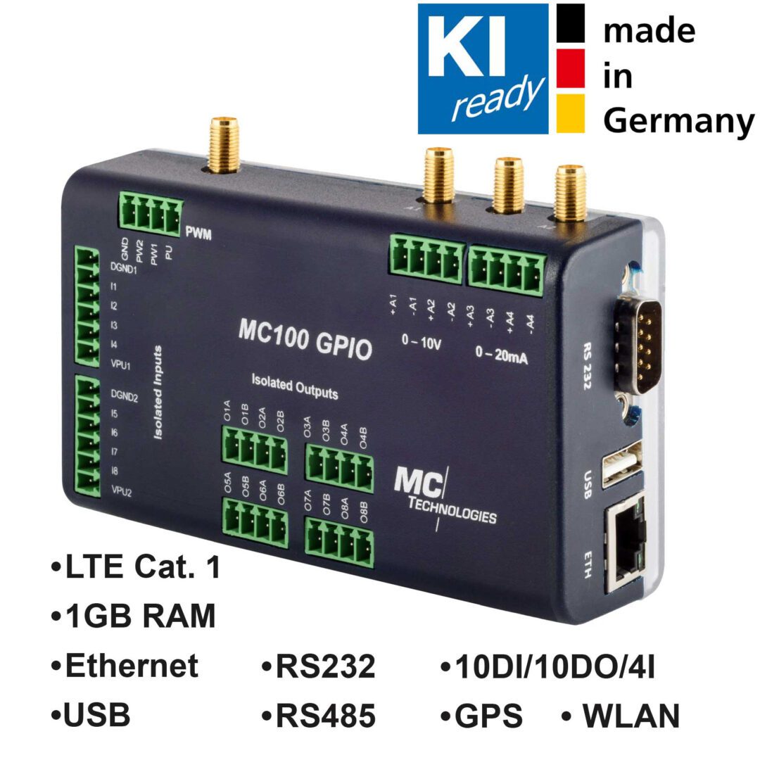 MC100 Gateway GPIO GPS/WLAN
