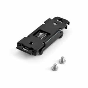 DIN skinne beslag, sort 25mm