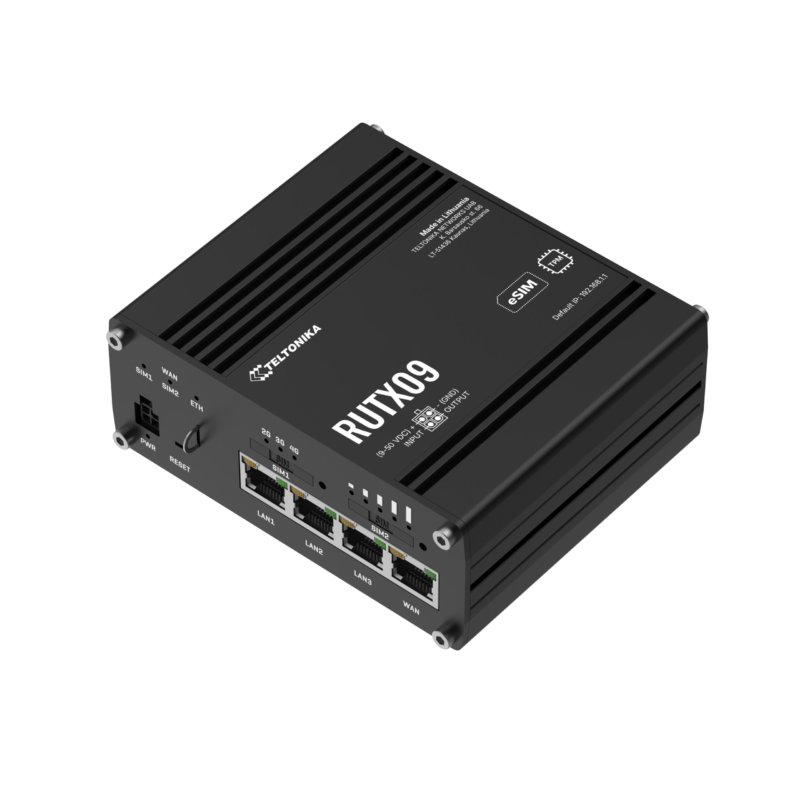 RUTX09 INDUSTRIAL CELLULAR ROUTER